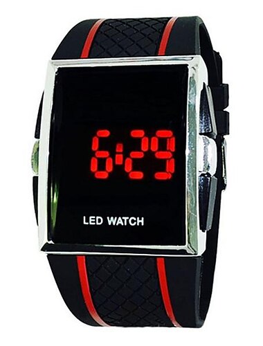  Neue Mode Heiße Persönlichkeit Freizeit Herren Damen Unisex Weiße Schwarze LED Digital Sportuhr
