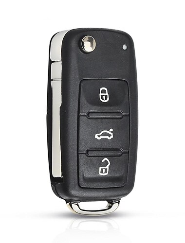  Mando a distancia para entrada sin llave, llave de repuesto para coche con 3 botones para Volkswagen Golf MK6 Polo Beetle Caddy