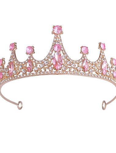  Kinderkrone Kopfbedeckung Blume Kinderkristall handgefertigte Haarverzierung Mädchen Kronprinzessin Geburtstagsband Bühnenfotografie