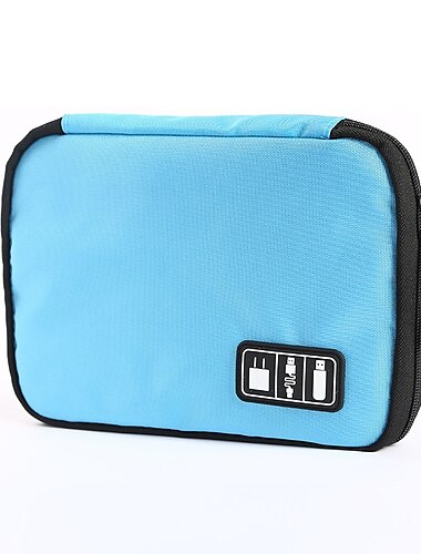  Elektronik-Organizer für unterwegs Universal Cab Kabel-Organizer Kompakter Elektronik-Organizer Tragbare Tech-Tasche Reisekabeltasche Reiseutensilien für die Kabelaufbewahrung Kabelaufbewahrung und