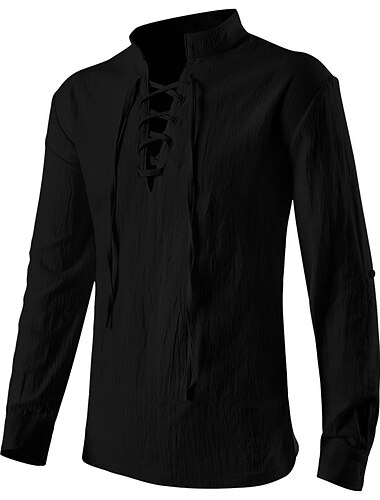  Středověké Steampunk 17. století Halenka / košile Pirát Viking Elfí Maškarní kostým Pánské Pirát Fantazie Plesová maškaráda Běžné / Denní Dospělé Tričko