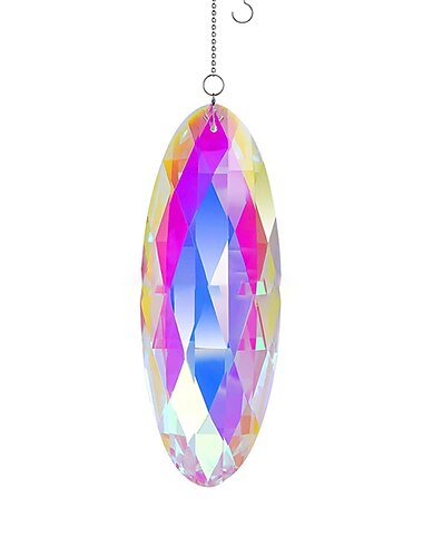  Suncatcher-Kristall-Windspiele – Garten-Outdoor-Heimdekorationen, hängende Dekoration für Decken-Küchen-Lichtfänger