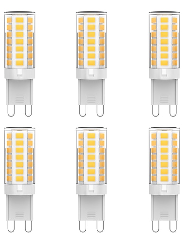  6ks 3 W LED svíčky LED corn žárovky 400 lm G9 T 45 LED korálky SMD 2835 110-130 V 200-240 V