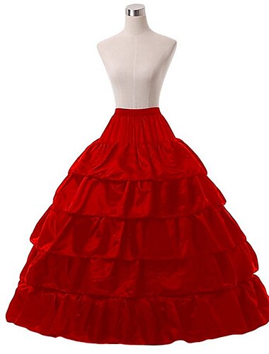  Rokoko Viktorianisch Bodenlang Reifrock Krinoline Unterrock Krinoline Braut Damen Hochzeit Abschlussball Karneval von Venedig Erwachsene Rock
