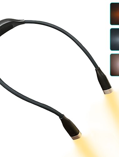  Lampe tour de cou Led cou lampes de lecture livre lumières flexible mains libres câlin lampe de lecture nouveauté led veilleuse lampe de poche