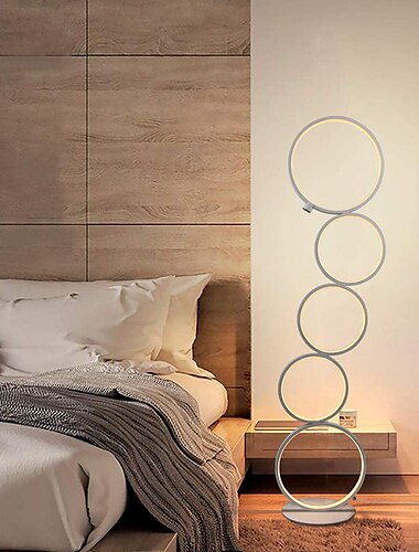  Staande lamp Ambient Lampen / Decoratief Modern eigentijds / Noordse stijl LED voeding Voor Slaapkamer / Studeerkamer / Kantoor Aluminium 85-265V Zwart / Wit