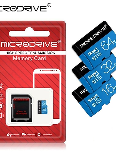  Klasse 10 High Speed 128 GB 64 GB 32 GB 16 GB SD U3 TF Speicherkarte Flash Micro TF SD-Karte Speichererweiterung SD-Adapter für Smartphone DVR