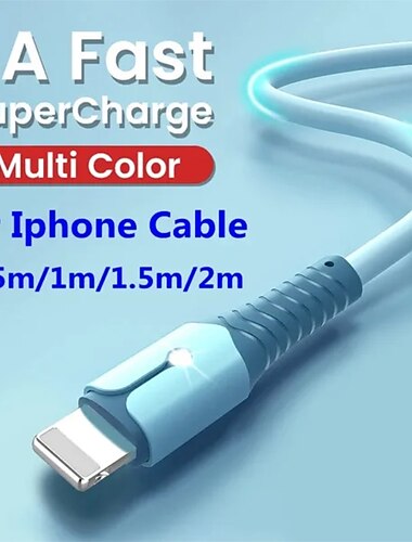  3 вида цветов, жидкий силиконовый кабель для быстрой зарядки для iphone 13 mini 12 pro max x xr 11 xs 8 7 6s 5 se, usb-кабель для передачи данных, шнуры для зарядки