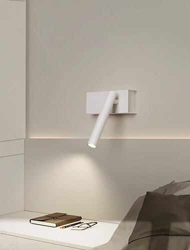  Lightinthebox LED-Wandleuchten, 7 W, kreativ, drehbar, verstellbare Wandleuchte, Fernbedienung, Schlafzimmer-Nachttisch-Leselicht