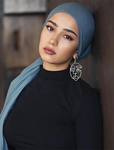  180x80cm modal algodón jersey hijab bufanda mujer musulmán chal liso suave turbante islámico lazo para el cabello envoltura para la cabeza bufandas árabes diadema