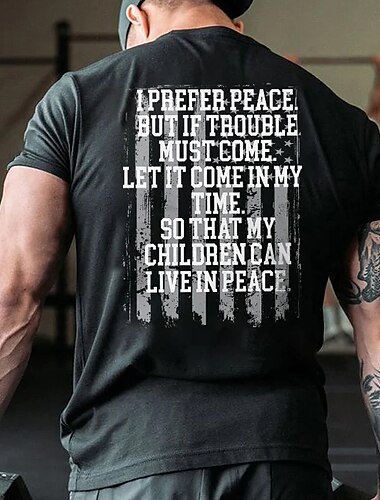  Herren Übergröße T Shirt Groß und hoch Graphic Rundhalsausschnitt Bedruckt Kurze Ärmel Strassenmode Stilvoll Brautkleider schlicht Oberteile Outdoor Ausgehen Oberteile