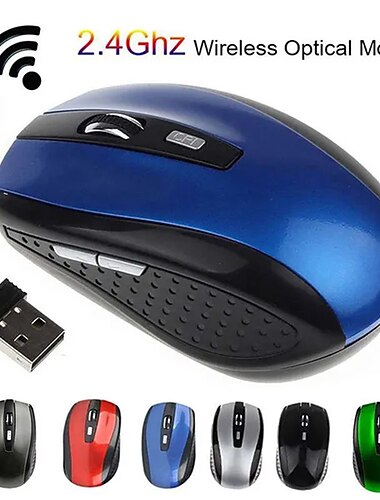  Bezprzewodowa mysz do gier ergonomiczna mysz 6 klawiszy 2,4 GHz mause mysz komputerowa dla graczy do biura gier