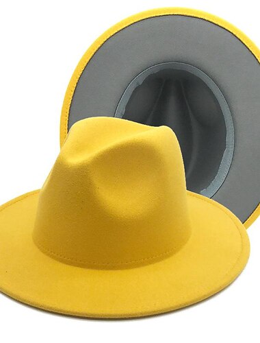  Hüte Wolle / Acryl Fedora-Hut Formal Hochzeit Einfach Mit Pure Farbe Kopfschmuck Kopfbedeckung