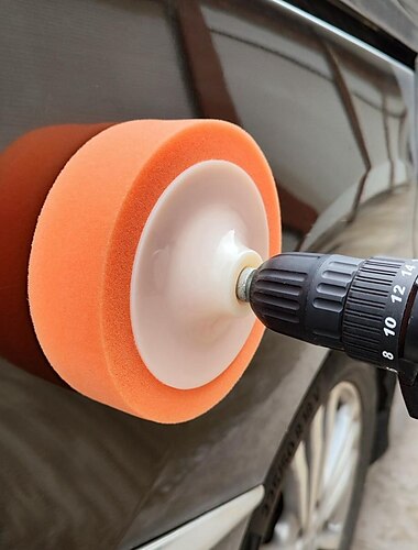  6 inch polijstwasspons boor polijstmachine polijstpad met verbindingsstang