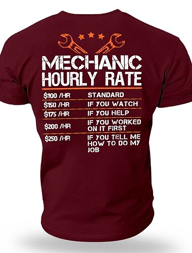  Herren Grafikdrucke Lustig Buchstabendruck T Shirt Grafischen T-Shirt Baumwolle Kurze Ärmel Grafik Hemd Wein Schwarz Marinenblau Bequemes T-Shirt Urlaub Straße Modedesigner-Kleidung