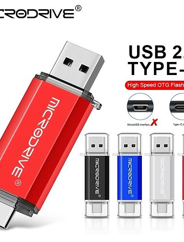  マイクロドライブ 32 ギガバイト 64 ギガバイト 128 ギガバイト usb フラッシュ ドライブ otg タイプ c 高速ラップトップ