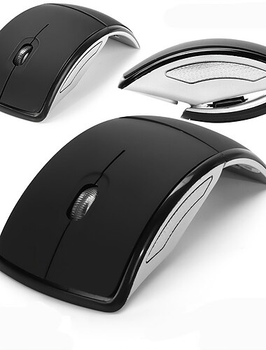  2.4g mini mysz bezprzewodowa składany podróżny odbiornik usb optyczna ergonomiczna mysz biurowa na pc laptop mysz do gier win7/8/10/xp/vista