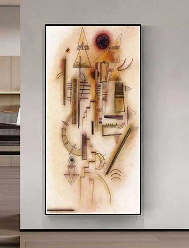  ruční olejomalba plátno umělecká dekorace na zeď slavný wassily kandinsky abstrakcionista pro domácí dekoraci válcovaný bezrámový nenatažený obraz
