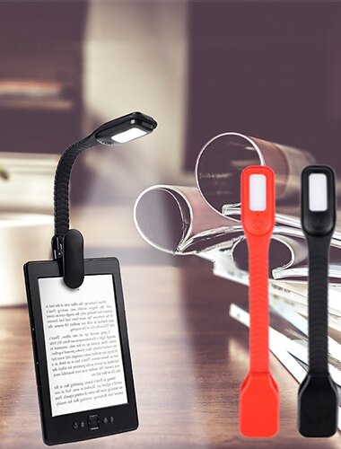  lampe de lecture rechargeable / multi-teintes / protection des yeux moderne contemporaine intégrée alimentée par batterie li pour chambre / salle d'étude / bureau abs