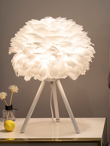  asztali lámpa dekoratív modern kortárs / nordic stílusú led táp hálószoba / lányszobába fém 220-240v fehér