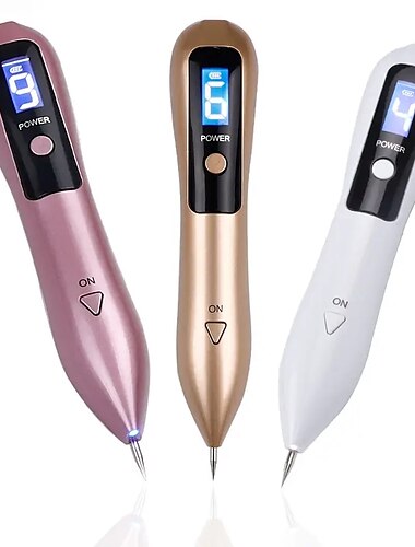  Eliminador de manchas oscuras en la piel de la cara con pantalla LCD de 9 niveles, eliminación de tatuajes de topos, máquina de pluma de plasma láser, etiqueta de pecas faciales, eliminación de