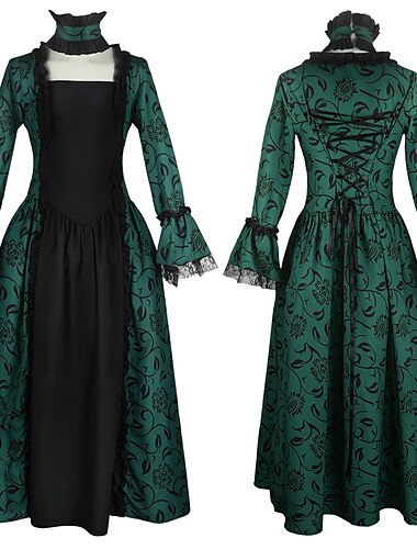  Gotisch Rokoko Viktorianisch Partykostüm Ballkleid Abschlussballkleid Prinzessin Damen königlich Maskerade Party Karneval von Venedig Erwachsene Kleid