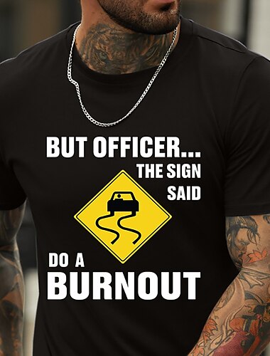  Herren Grafikdrucke Lustig Buchstabendruck T Shirt Grafischen T-Shirt 100% Baumwolle Kurzarm Grafik Hemd Marineblau Schwarz Armeegrün Bequemes T-Shirt Urlaub Straße Modedesigner-Kleidung