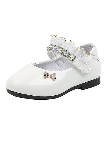  Mädchen Flache Schuhe Täglich Kleid-Schuhe Mary Jane Lolita PU Wasserdicht Atmungsaktivität Rutschfest Prinzessin Schuhe Große Kinder (ab 7 Jahren) Kleine Kinder (4-7 Jahre) Kleinkinder (2–4 J.)