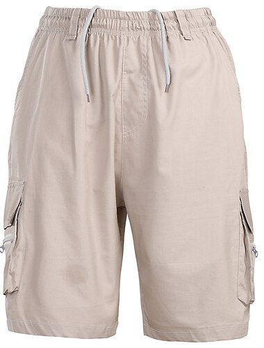  Voor heren Cargoshorts Korte broek korte broek Flap zak Effen Comfort Ademend Buiten Dagelijks Uitgaan Modieus Streetwear Zwart Groen