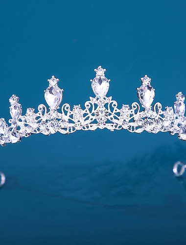 Couvre-chef couronne de mariée européenne baroque nouvelle robe de mariée couronne anniversaire adulte cadeau polyvalent cristal accessoires