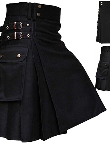  Punk og gotisk Kostymer i middelalderstil Steampunk Drakter Cosplay Parykker Maskerade Skotsk Dame Fritid / hverdag Voksne Skjørt