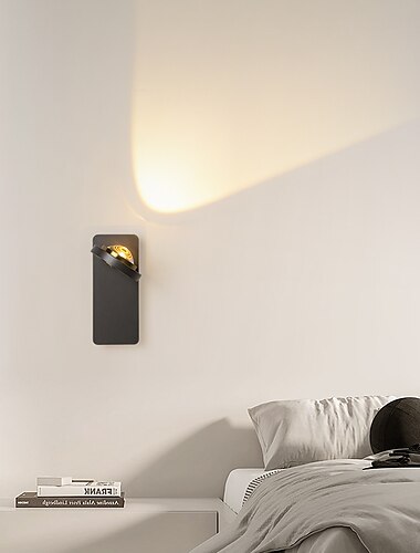  Lightinthebox LED-Mini-Wandlampen aus Metall, 5 W, kreative, drehbare, verstellbare Wandleuchte, Schlafzimmer-Nachttisch-Leselampe
