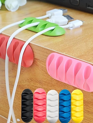  Datakabel Wire Organizer Till Universell Bärbar Kreativ Ny Design Plast