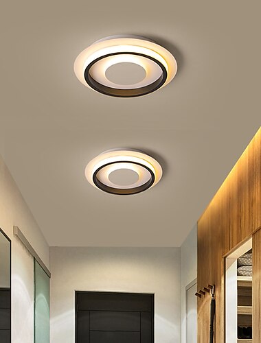  luz de teto led liga de alumínio montagem embutida luz de teto 25 cm lâmpada de teto para sala de estar corredor corredor