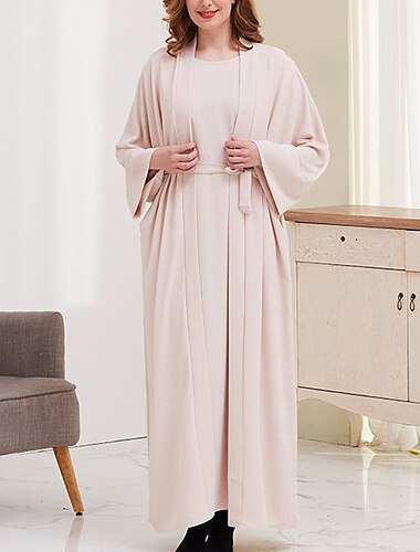  Női Ruhák Abaya Vallásos szaúd arab arab muszlim Ramadan Felnőttek Kabát Ruha
