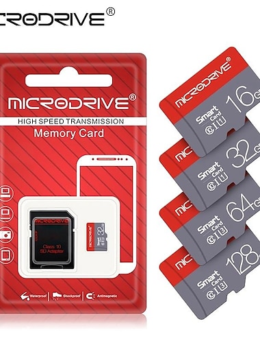  microdrive märke minneskort 32gb 64gb 128gb sdxc/sdhc mini sd-kort klass 10 tf flash mini sd-kort för smartphone/kamera