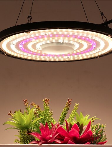  Luz led de crecimiento, luz solar de espectro completo, lámpara fito para interiores para plantas, caja de cultivo de flores, enchufe eu/au ac220-265v
