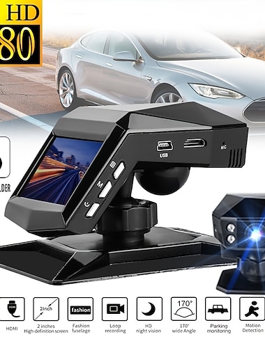  T-X40 1080p New Design Car DVR 170 Degree Wide Angle 2 inch LCD Dash Cam with Parking Monitoring / motion detection / Fast recording Car Recorder