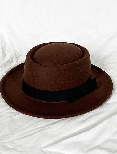  Καπέλα Μαλλί / Ακρυλικό Ρεπούμπλικα Επίσημο Γάμου κοκτέιλ Royal Astcot Ρετρό Βρετανικό Με Καθαρό Χρώμα Ακουστικό Καπέλα