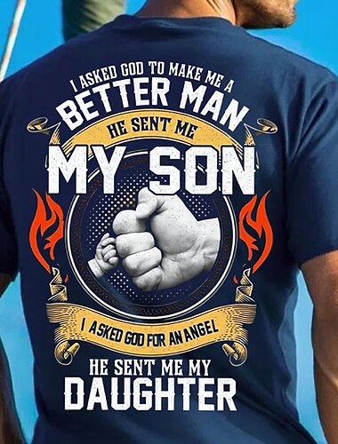  Herren Buchstabe Grafikdrucke Familie T Shirt Grafischen T-Shirt Baumwolle Kurze Ärmel Grafik Hemd Schwarz Rote Marineblau Bequemes T-Shirt Urlaub Straße Modedesigner-Kleidung