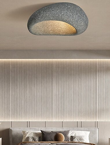  paralume ovale creativo da soffitto, plafoniera moderna in stile wabi-sabi, elegante lampadario da soffitto del soggiorno nordico, plafoniera minimalista