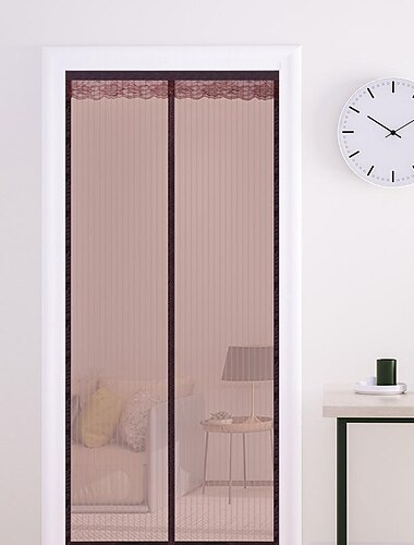  Magnetische Fliegengittertür tragbar Fliegen- oder Insektenfliegengitter magnetisch Türöffnung für Schiebetür Garage Terrasse Küche Wohnzimmer Fensterzimmer Schlafzimmer Bar einfache Eingänge für