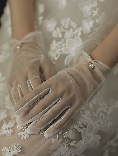  Elegant 1950er 1920er Handschuhe Brautkleidung Der große Gatsby Normal Damen Hochzeit Party / Abend Abschlussball Erwachsene Handschuhe