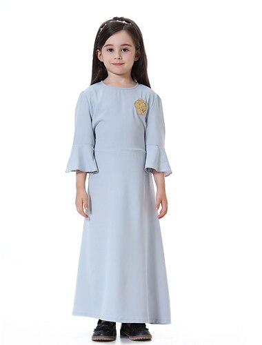  Mädchen Kleid Abaya Religiös Saudi-Arabisch arabisch Muslim Ramadan Kinder Kleid