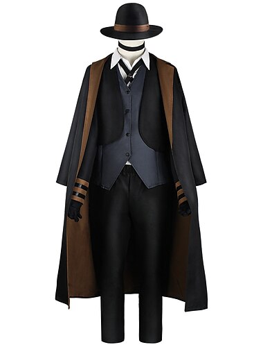  קוספליי Chuuya Nakahara אנימה מִכְנָסַיִים תחפושות קוספליי תלבושות חליפות קוספליי תחפושות עבור בגדי ריקוד גברים מבוגרים