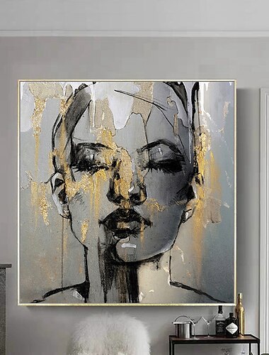  mintura dipinto a mano gril olio su tela wall art decorazione quadri astratti moderni per la decorazione domestica laminato senza cornice unstretched painting