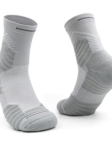  Herren 3 Paare Sportsocken Socken Stricken Schwarz Weiß Farbe Glatt Casual Täglich Mittel Sommer Frühling Herbst Stilvoll Traditionell-Klassisch