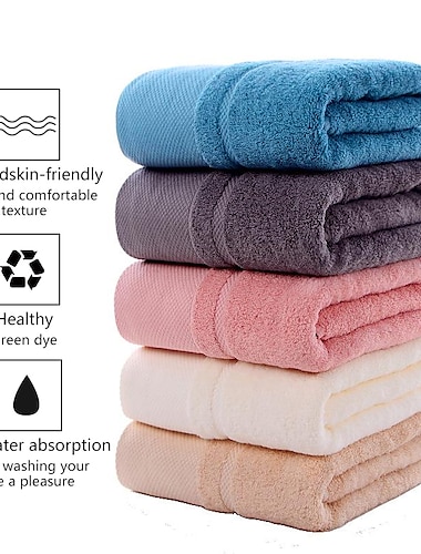  100% katoenen handdoek badhanddoek zacht en absorberend, premium kwaliteit perfecte basics handdoek voor dagelijks gebruik