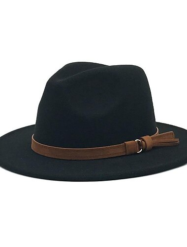  Hüte Wolle / Acryl Fedora-Hut Formal Hochzeit Einfach Klassisch Mit Pure Farbe Kopfschmuck Kopfbedeckung
