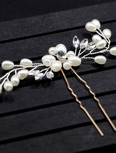  krystall brud bryllup hår kam sølv rhinestone brude hår klips glitrende hår stykke perle hår tilbehør for kvinner og jenter (sølv)